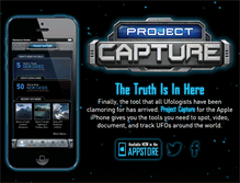 Tablet Screenshot of projectcaptureapp.com